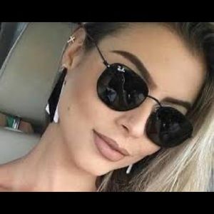 Ray Ban Hexagonal Flat Lenses Black Frame RB3548N